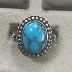 Sterling Silver 925 Turquoise Ring